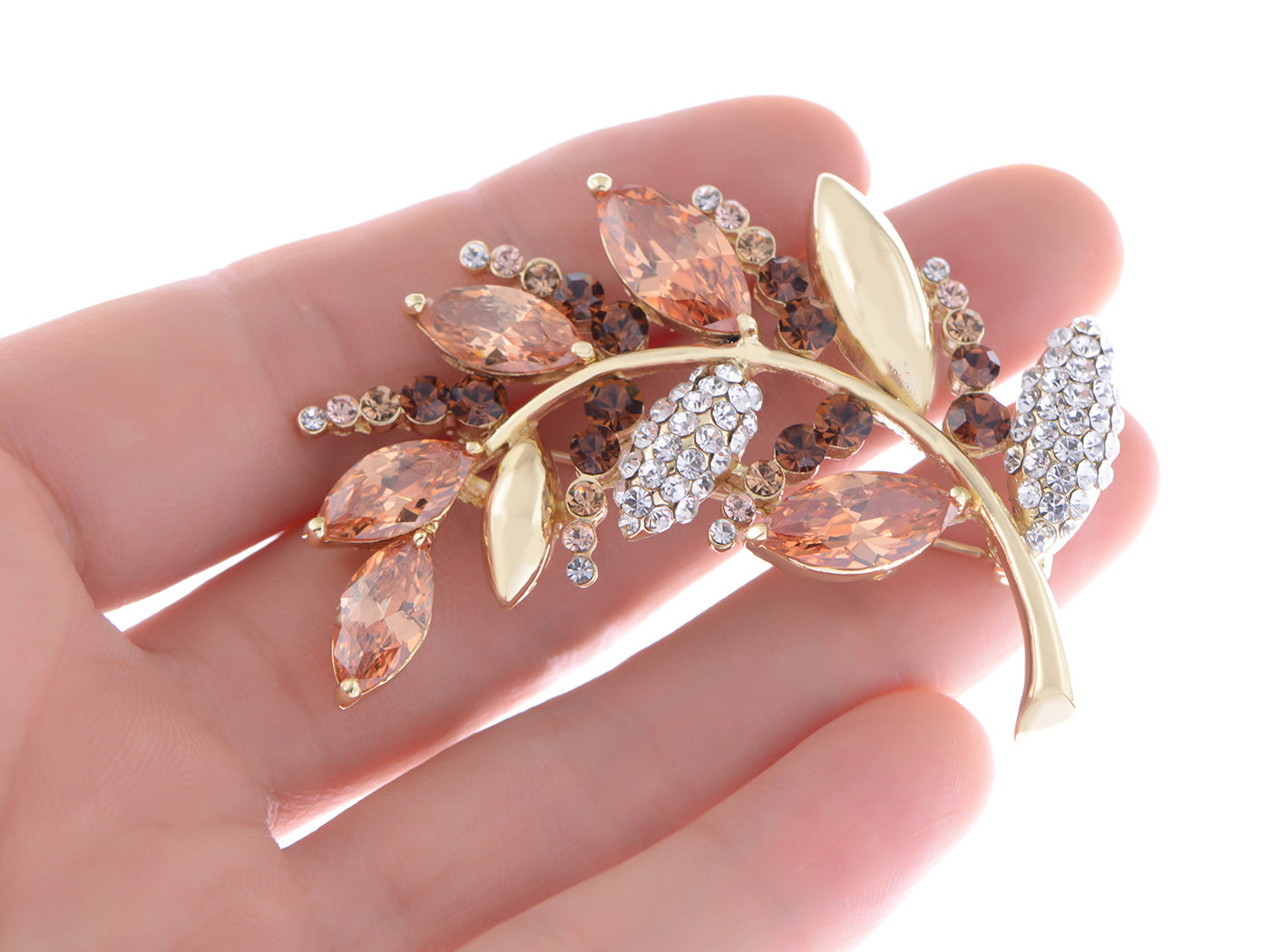 Swarovski Crystal Shine Pink Fat Dragonfly Brooch Pin