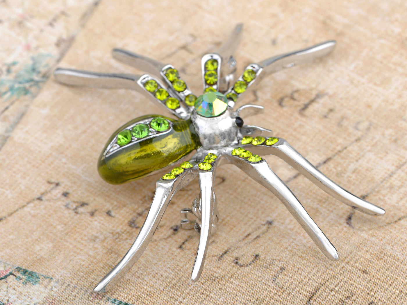 Enamel Spider Jewelry Pin Brooch