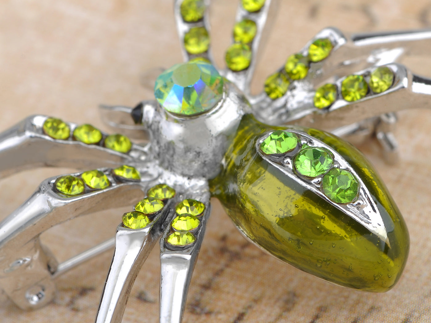 Enamel Spider Jewelry Pin Brooch