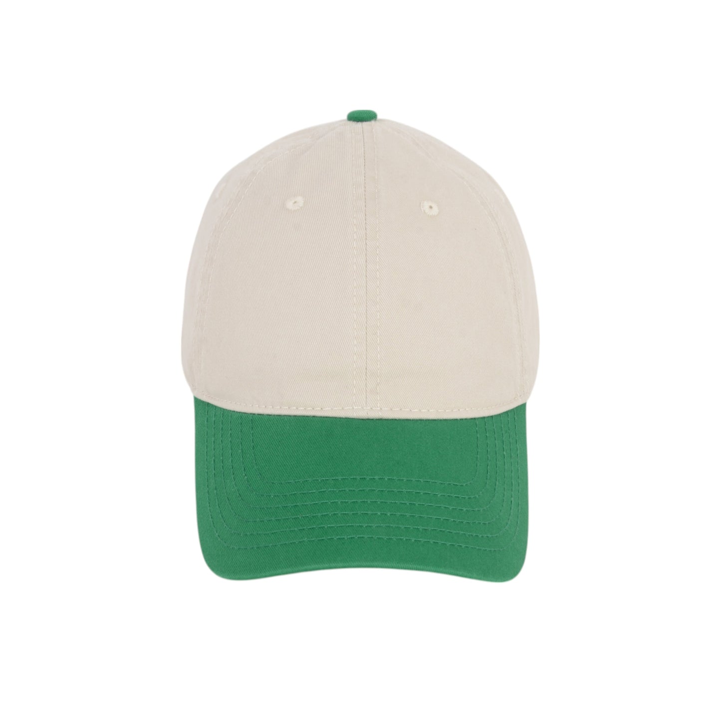 Anna-Kaci Unisex Classic Two-Tone Baseball Cap with Curved Brim and Adjustable Buckle Strap