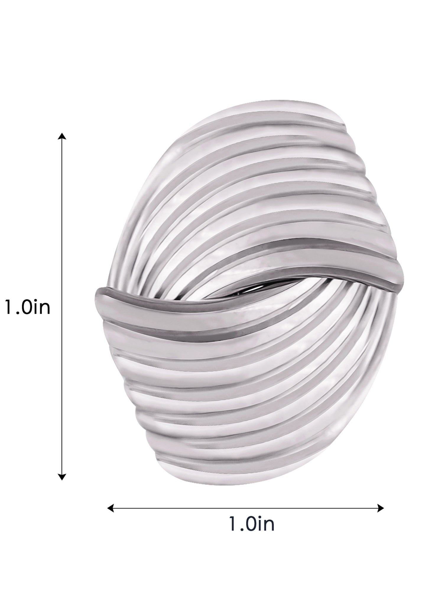 Alilang 18K Gold Plated Textured Geometry Statement Thick Stud Earrings for Women