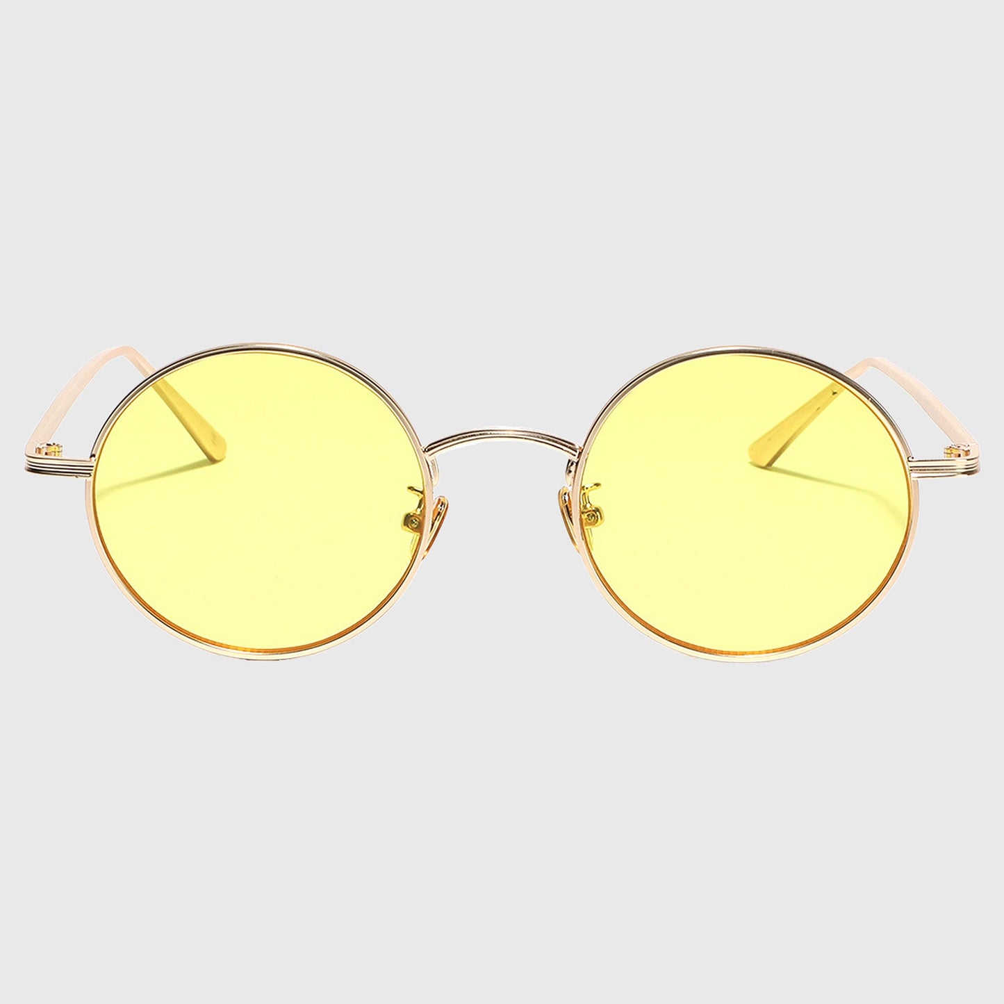 Anna-Kaci Women's Retro Round Metal Sunglasses