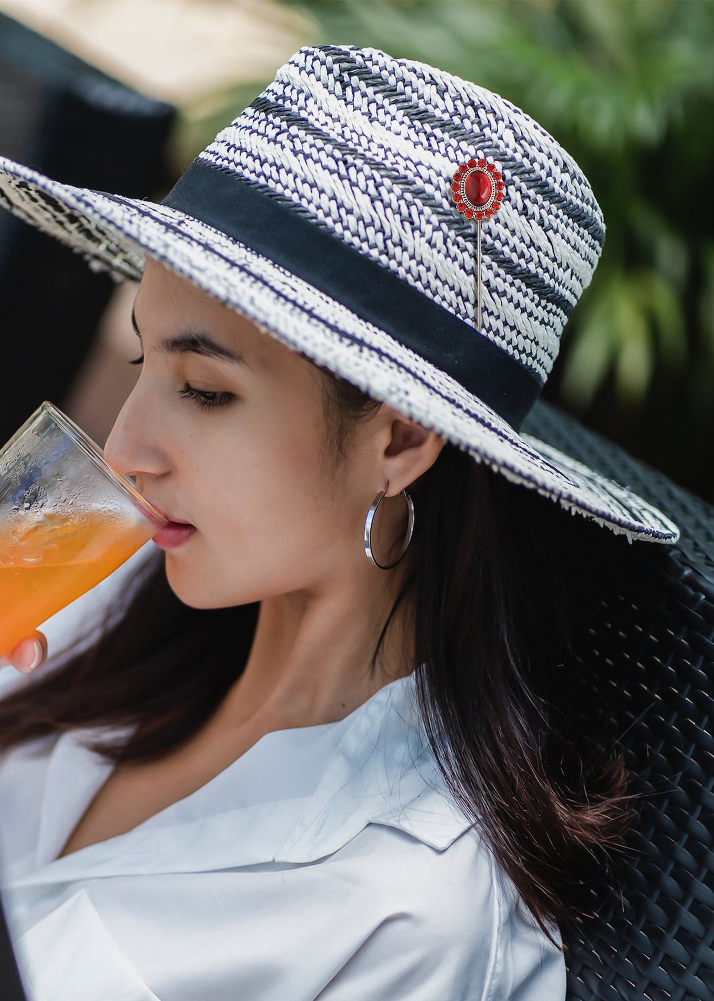 Alilang Hat Pins Brooch for Women Vintage Long Stick Hat Pin for Fitted Hats to Hold Hat in Place