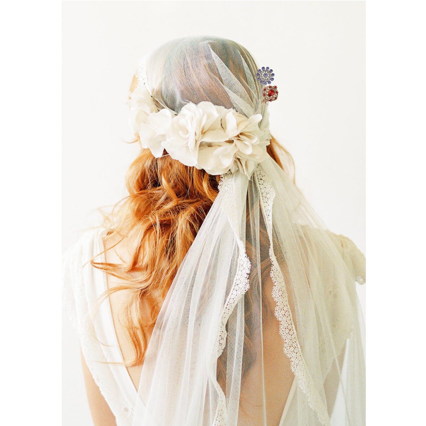 Alilang Vintage Style Hat Pins For Women Long Handle with Flexible Bendable Design Jewelry Accessories