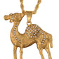 Painted Hot Hump Camel Pendant Necklace