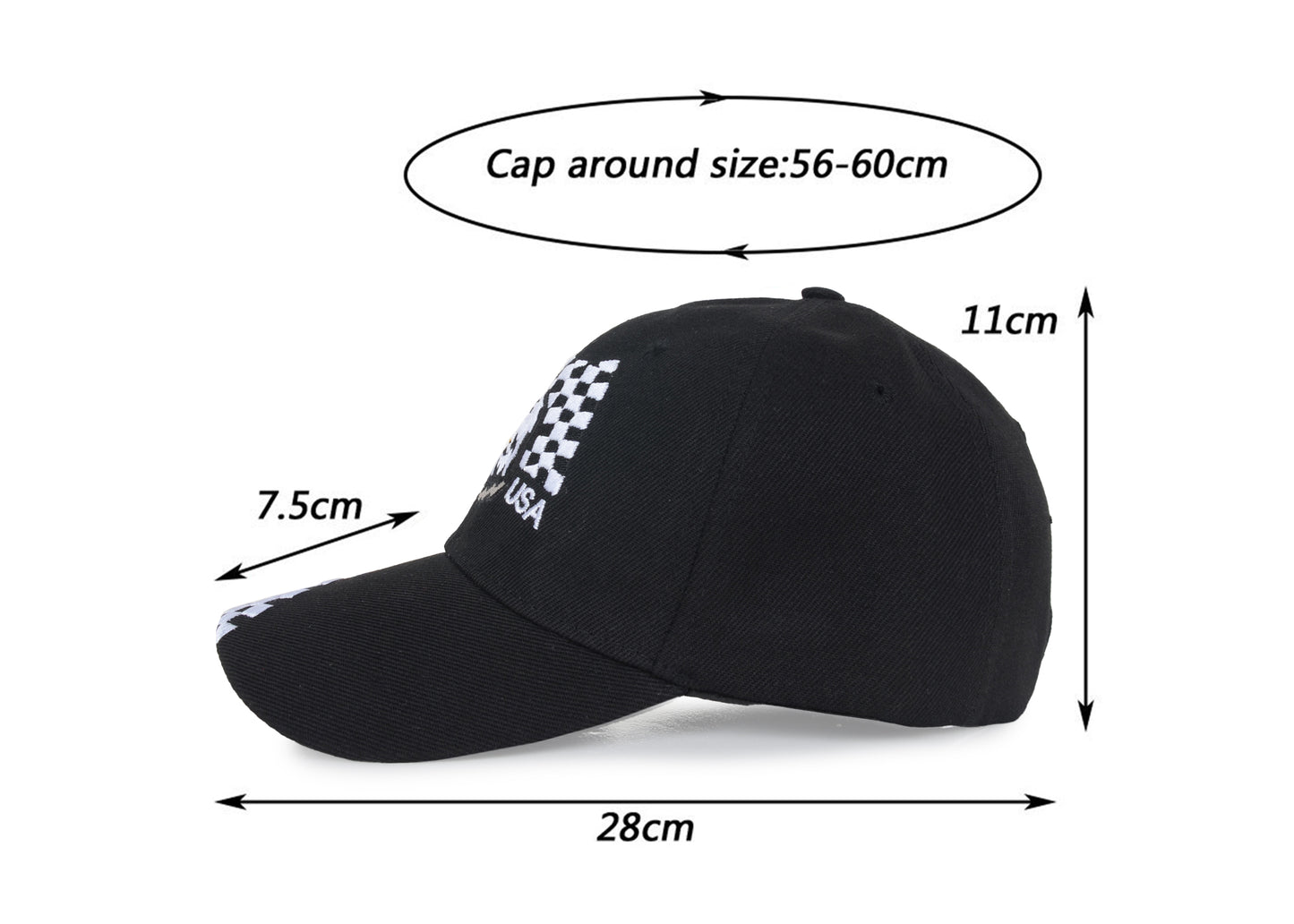 USA American Flag Patriotic Eagle Hawk Embossed Adjustable Baseball Caps Hats