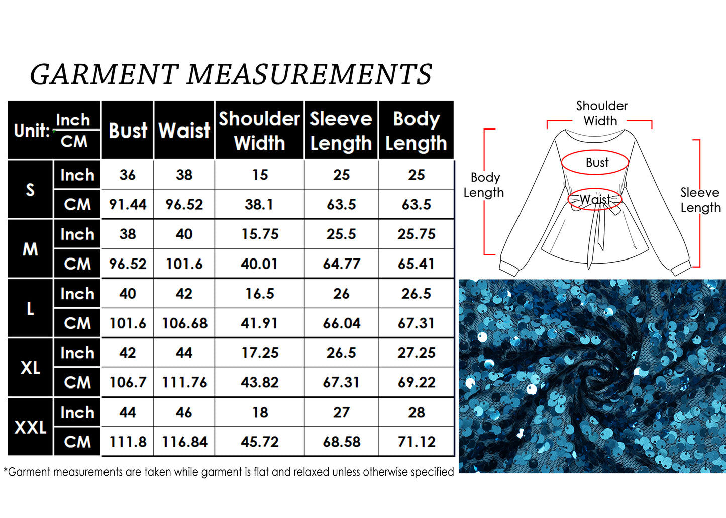 Anna-Kaci Womens Long Sleeve Sequin Top Sparkly Party Pullover Sweatshirt