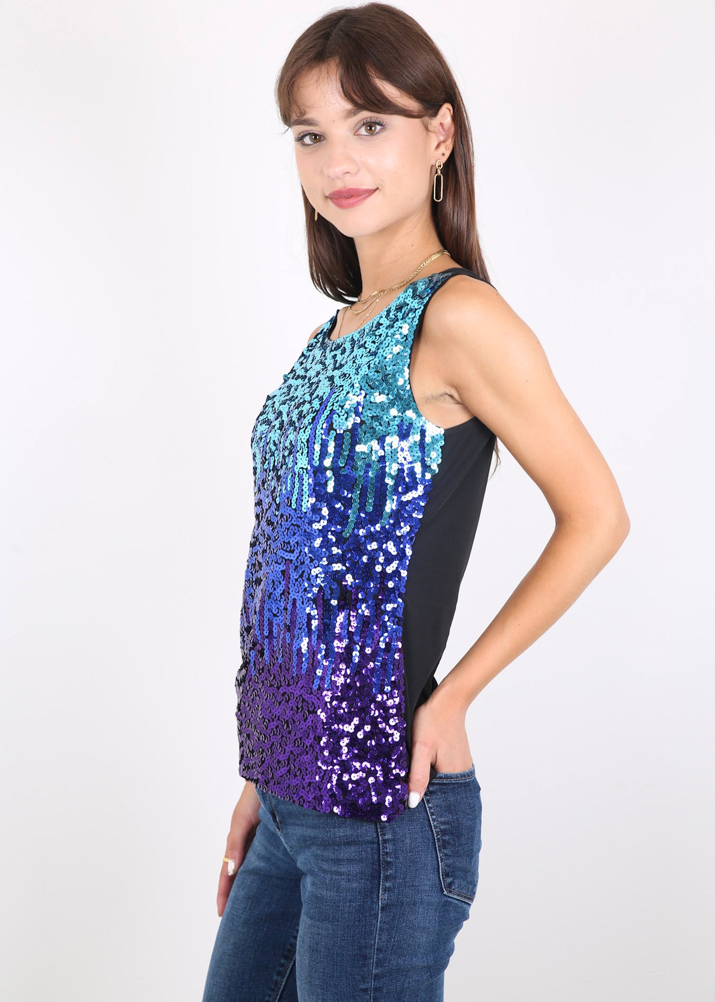 Sparkle and Shine Sleeveless Top