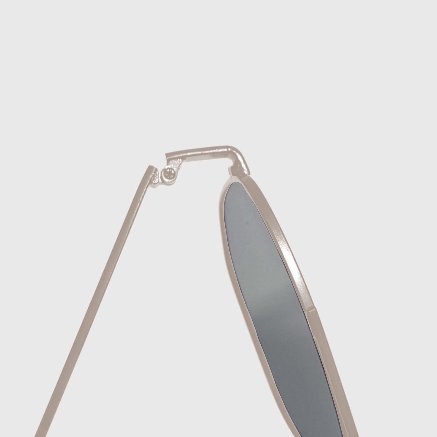 Anna-Kaci Women's Retro Square Aviator Sunglasses - Silver Frame with Black Lenses