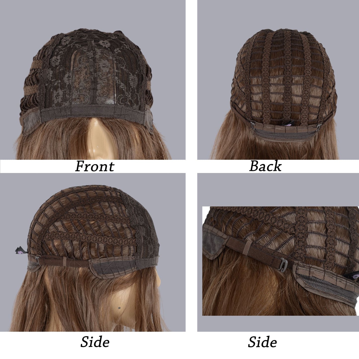 Alilang Long Wavy Wigs 27 Inch Middle Part Curly Wig for Daily Party Use