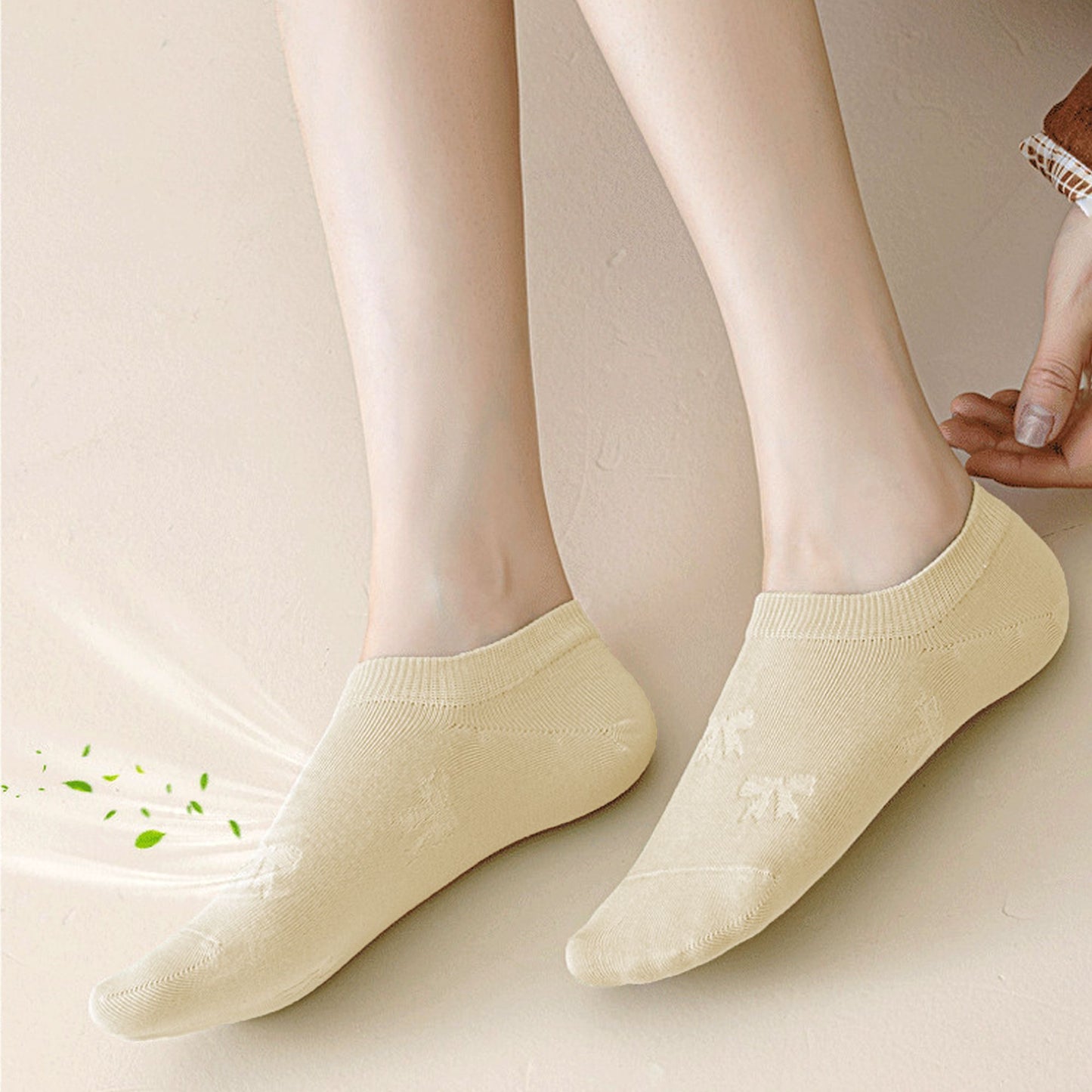 Anna-Kaci Invisible Women's Summer No-Show Liner Socks 5Pk