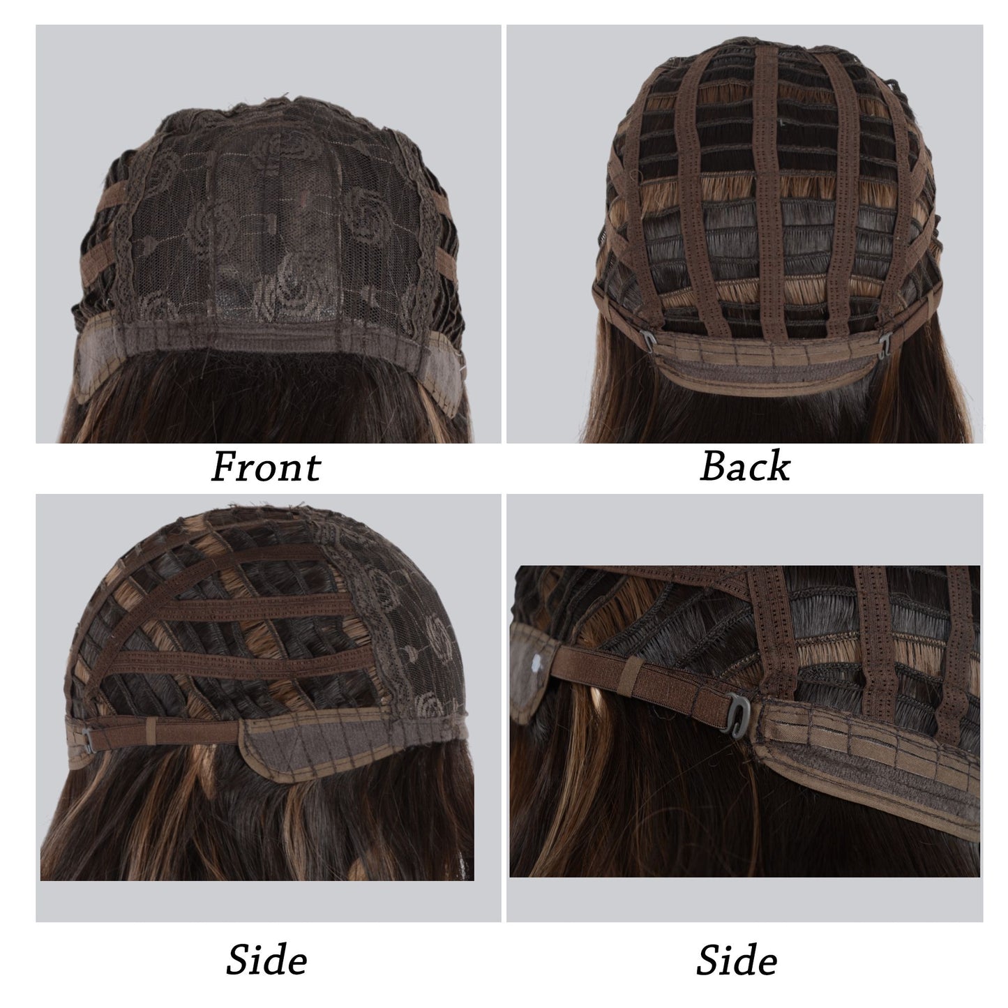 Alilang Women's Long Wavy Wig with Bangs