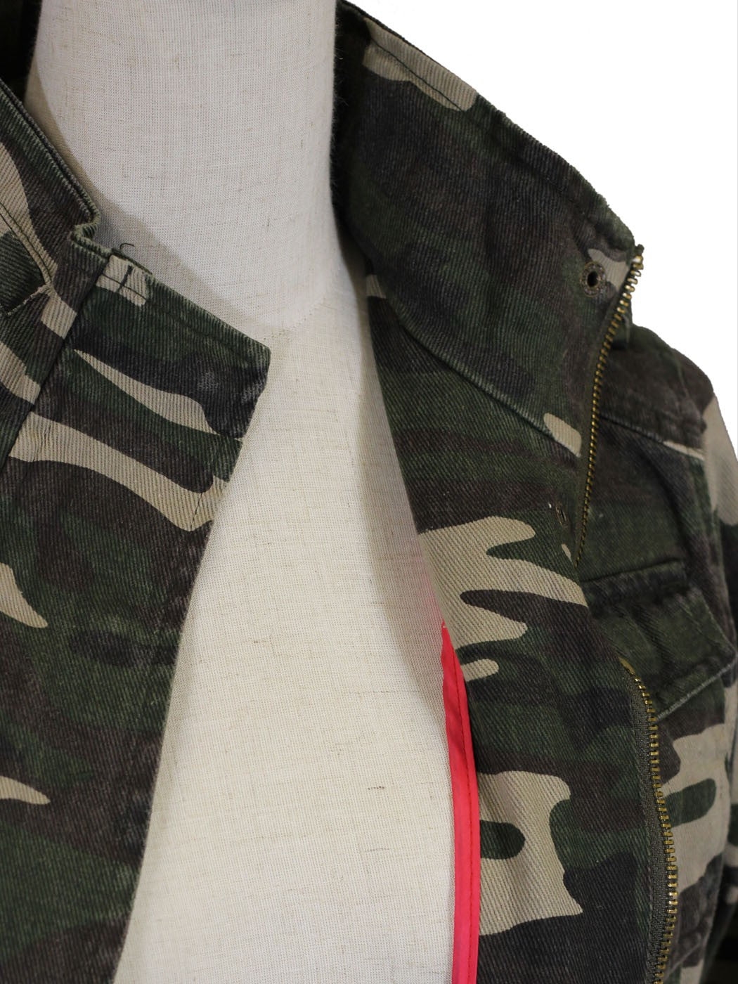 Thread And Supply The Peace Out Camouflage Vintage Distressed Anorak Jacket - ALILANG.COM