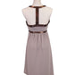 Gentle Fawn Grecian Flowy High Lo Dress With Snake Skin Print Straps And Cutouts - ALILANG.COM