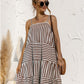 Striped Spring Ruffle Dress