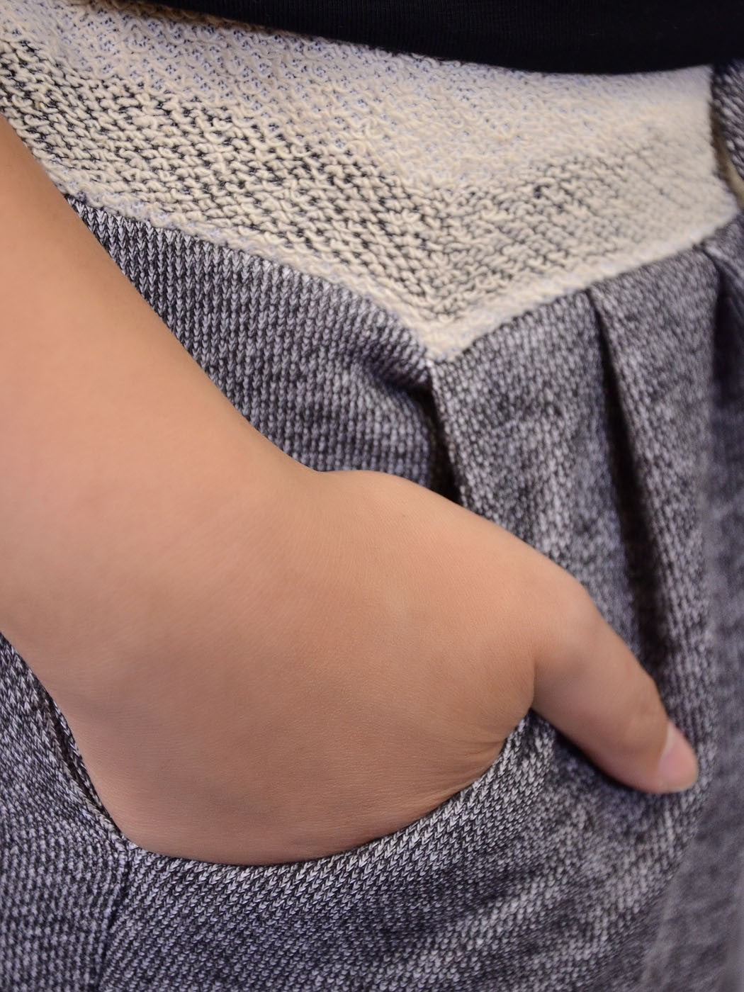 Millibon Lounge Set Striped Fold-over Cuff Bottom Elastic Band Sweater Pants - ALILANG.COM