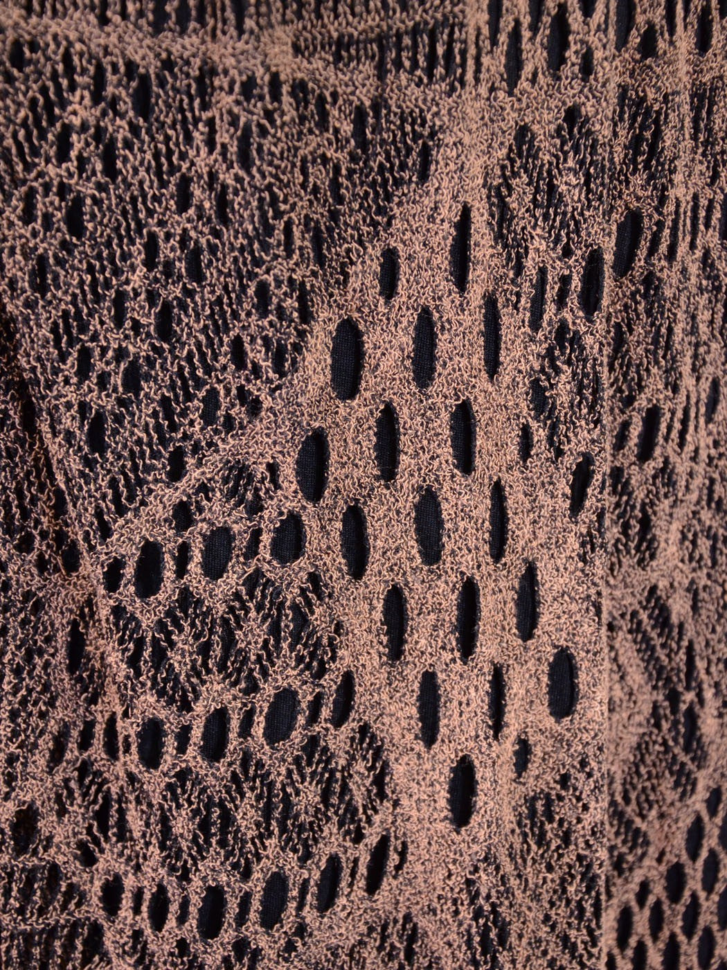 Oxford Circus Bohemian Chunky Abstract Mesh Pattern Long Knit Maxi Skirt - ALILANG.COM
