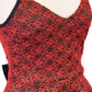 Millibon Love Shimmer Valentine Holiday Sweet Bow Peplum Top Knit Dress