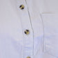 Oxford Circus Denim Collar Destroyed Sleeves Button Down Tailed Back Shirt Tank