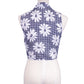 Blue Pepper Country Fair Daisy All Over Print Button Up Collar Cropped Top