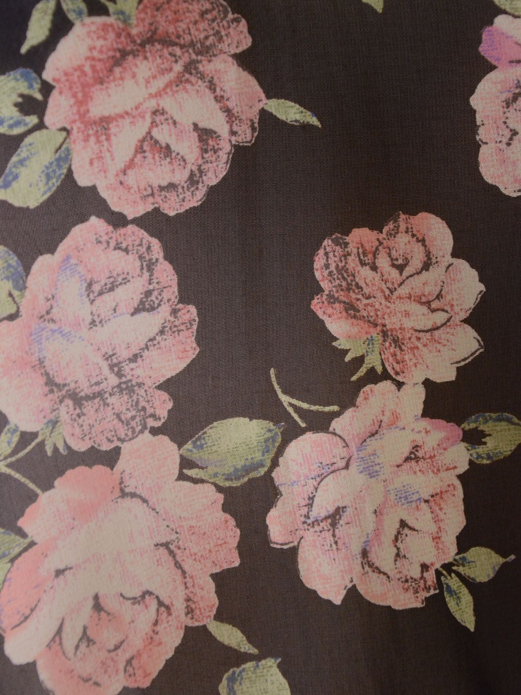 Audrey 3+1 Sweet Vintage Inspired Spring Floral Chiffon Ruffle Tank Top