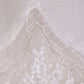 Lush Sweet Vintage Inspired Bridal Delicate Lace Hemline Sheer Woven Top