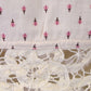 En Creme Sweet All Over Mini Floral Print Crochet Hem Strap Bodice Crop Top