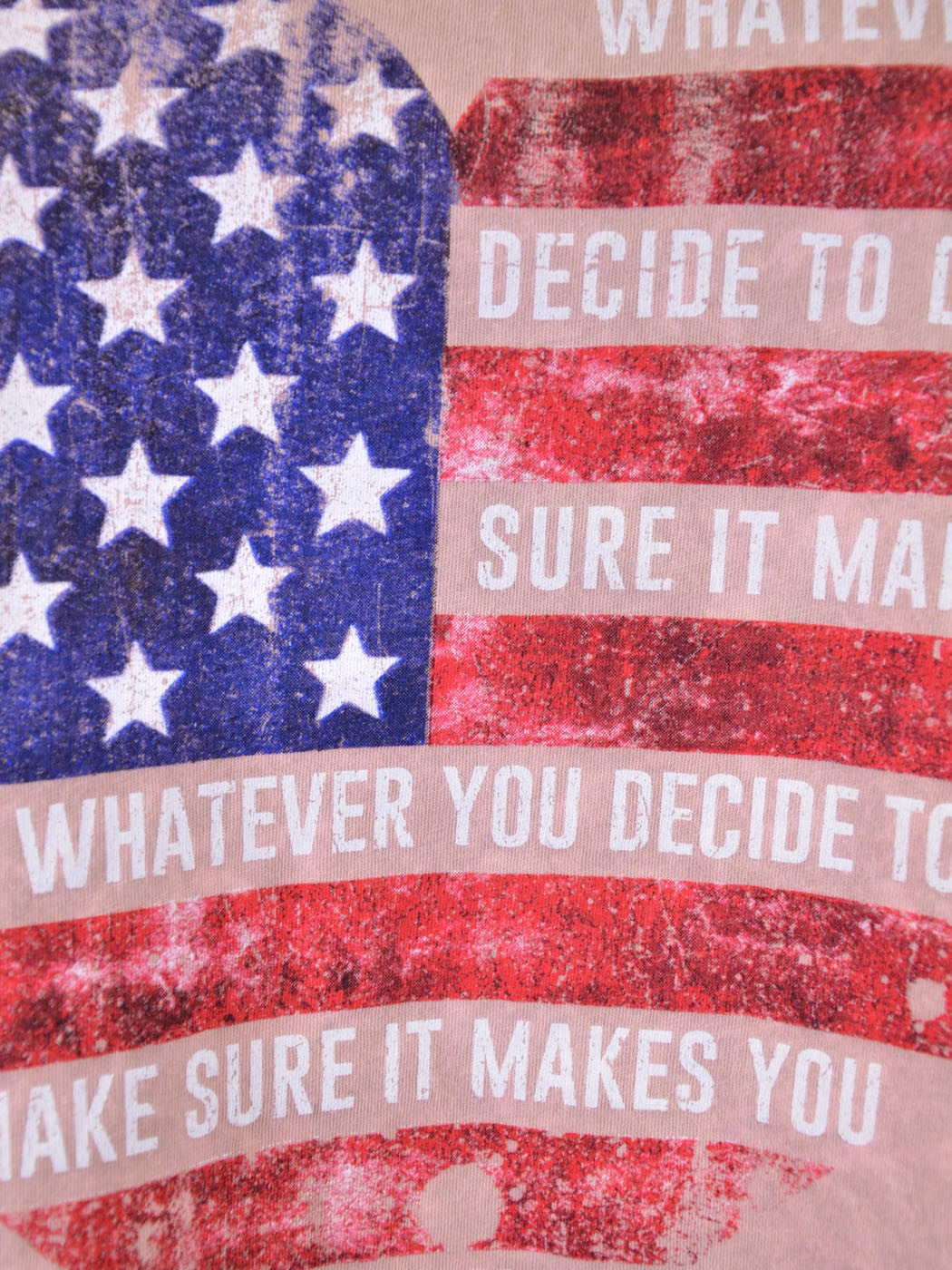 The Classic Patriotic Love Makes You Happy Print American Flag Heart Tank Top