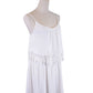Lush Modern Flapper Inspired Cluny Fringe Trimmed Woven Bridal Party Dress