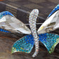 Swarovski Crystal Shine Empress Butterfly Brooch Pin