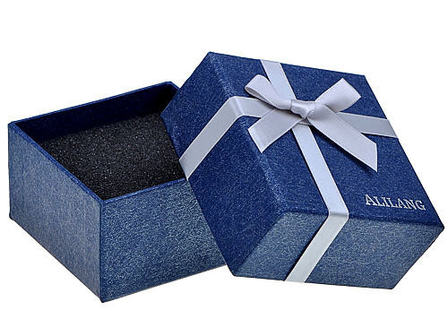 Element Silver Aurora Borealis Colored Cube Mini Stud Earrings