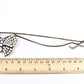 Pearl Bead Czech Insect Butterfly Pendant Necklace