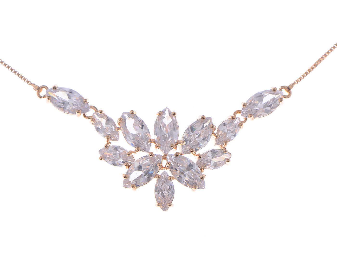 swarovski lily flower Swarovski Crystal Lily Flower Snowflake Pendant Necklace