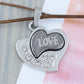 Stainless Steel Hi Abstract Heart Love Necklace Pendant