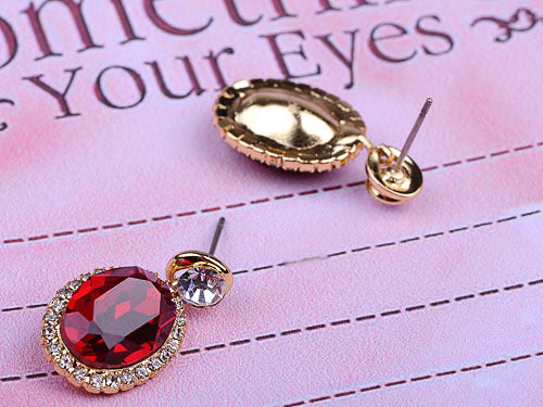 Swarovski Crystal Rhinestone Earring Necklace Jewelry Set