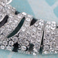 Swarovski Crystal Emerald Eye Striped Tiger Earring Necklace Set
