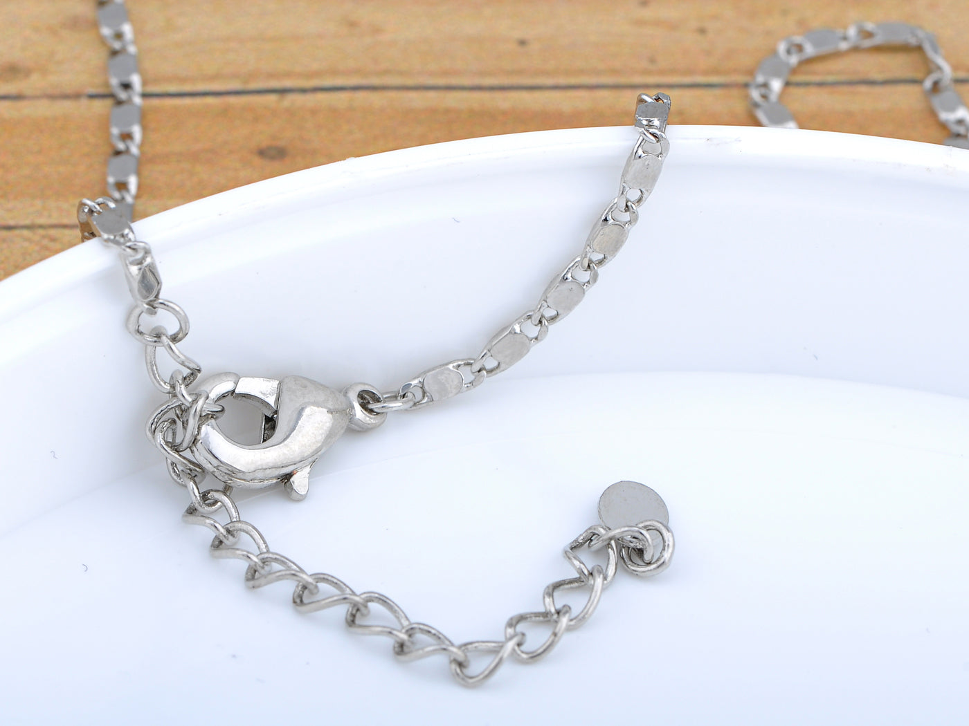 Sapphire Daisy Antique Element Earring Necklace Set