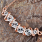 Swarovski Crystal Element Helix Swirl With Accents Necklace