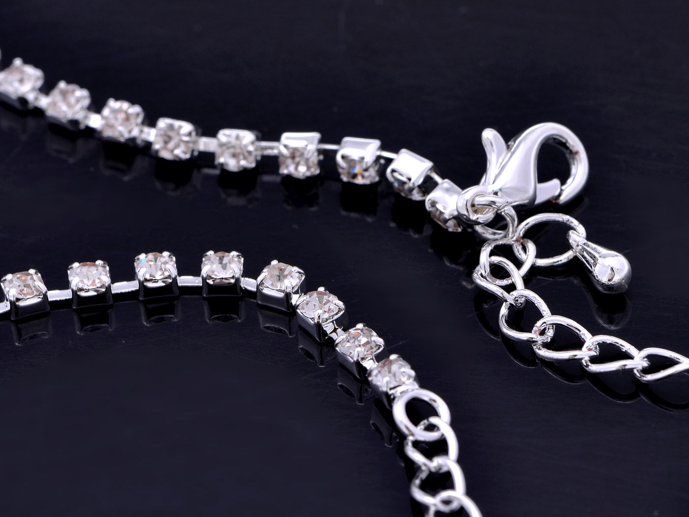 Elements Multi Strand Wave Shapes Necklace Earring Set