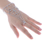 Indian Shooting Star Chain Design Bridal Finger Ring Bracelet