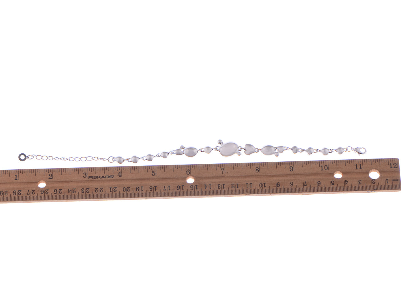 Swarovski Crystal Silver Blue Geometric Pearl Bracelet