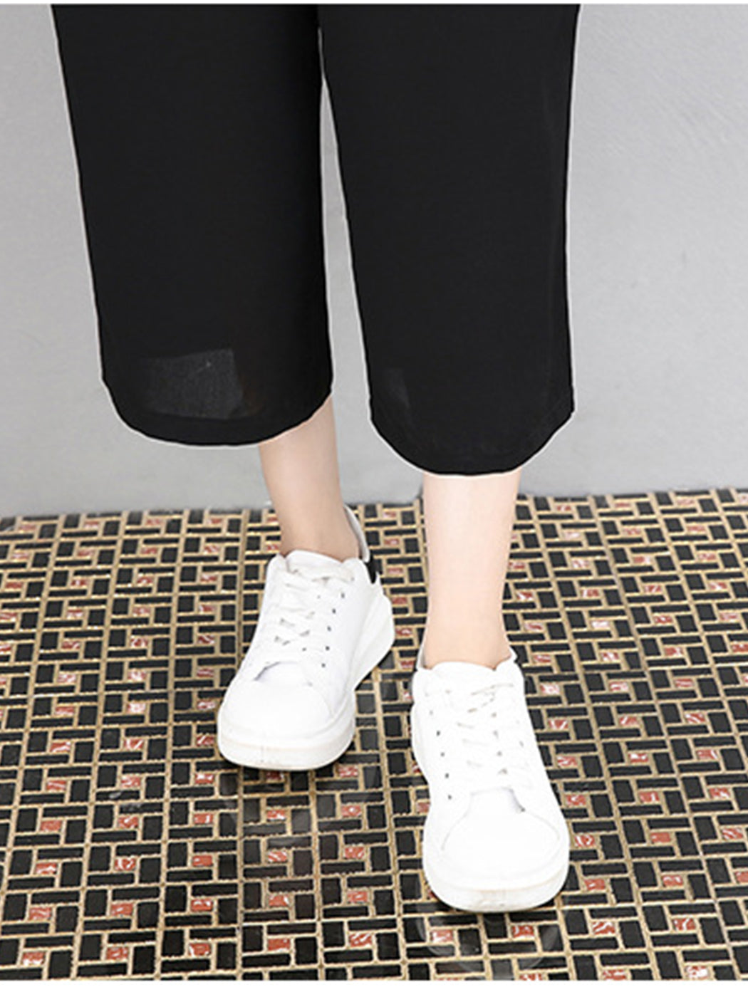 Wide Leg Cropped Overall Jumpsuit