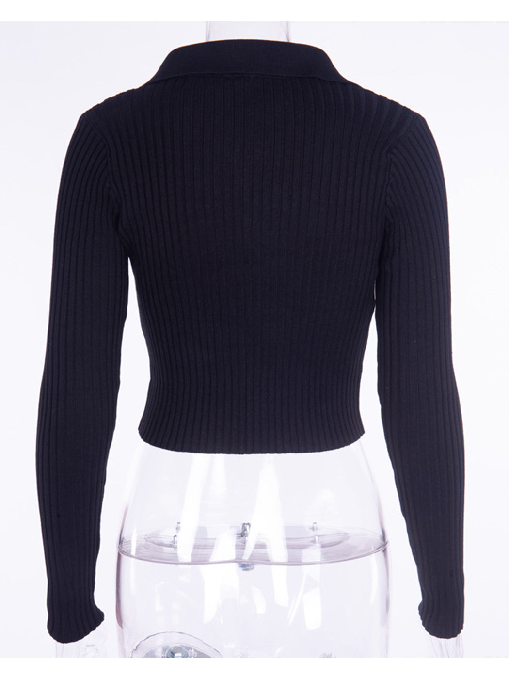 Knitted Half Turtleneck Sweater Top