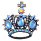 Pink Gem Royal King Crown Jewelry Pin Brooch