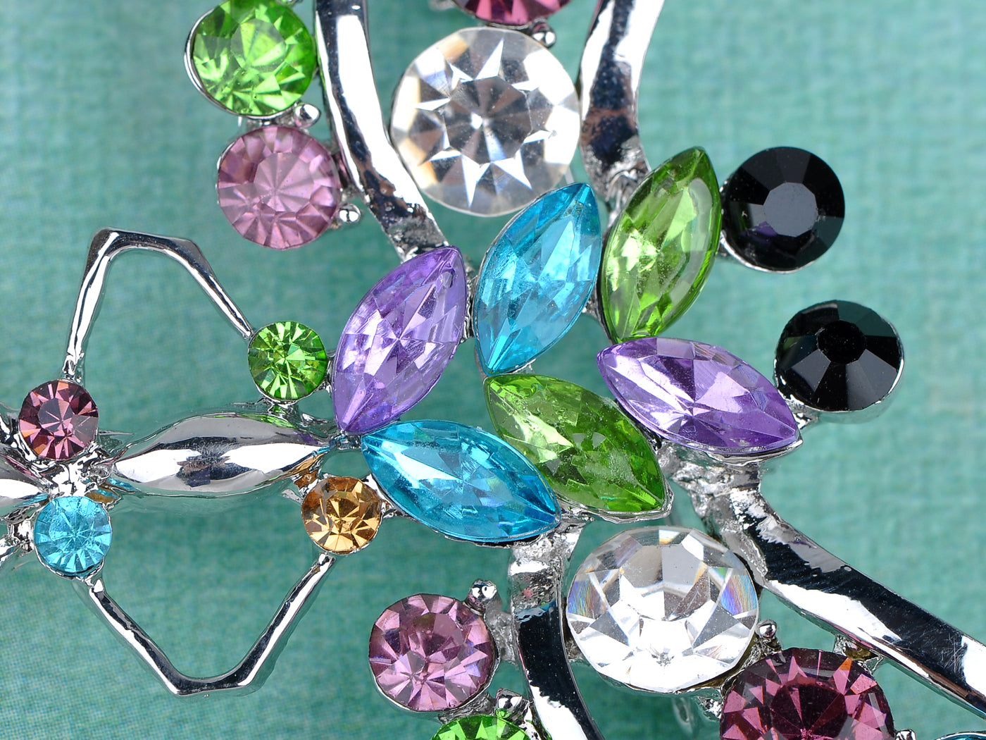 Austrian Colorful Dragonfly Pin Brooch