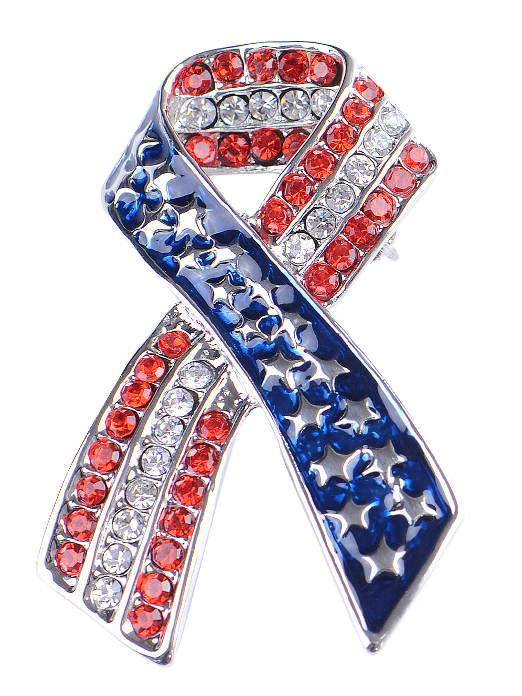 4th Of July American USA Flag Pin Brooch