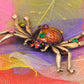 Super Enamel Paint Spider Insect Pin Brooch