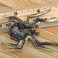 Austrian Topaz Spider Pin Brooch