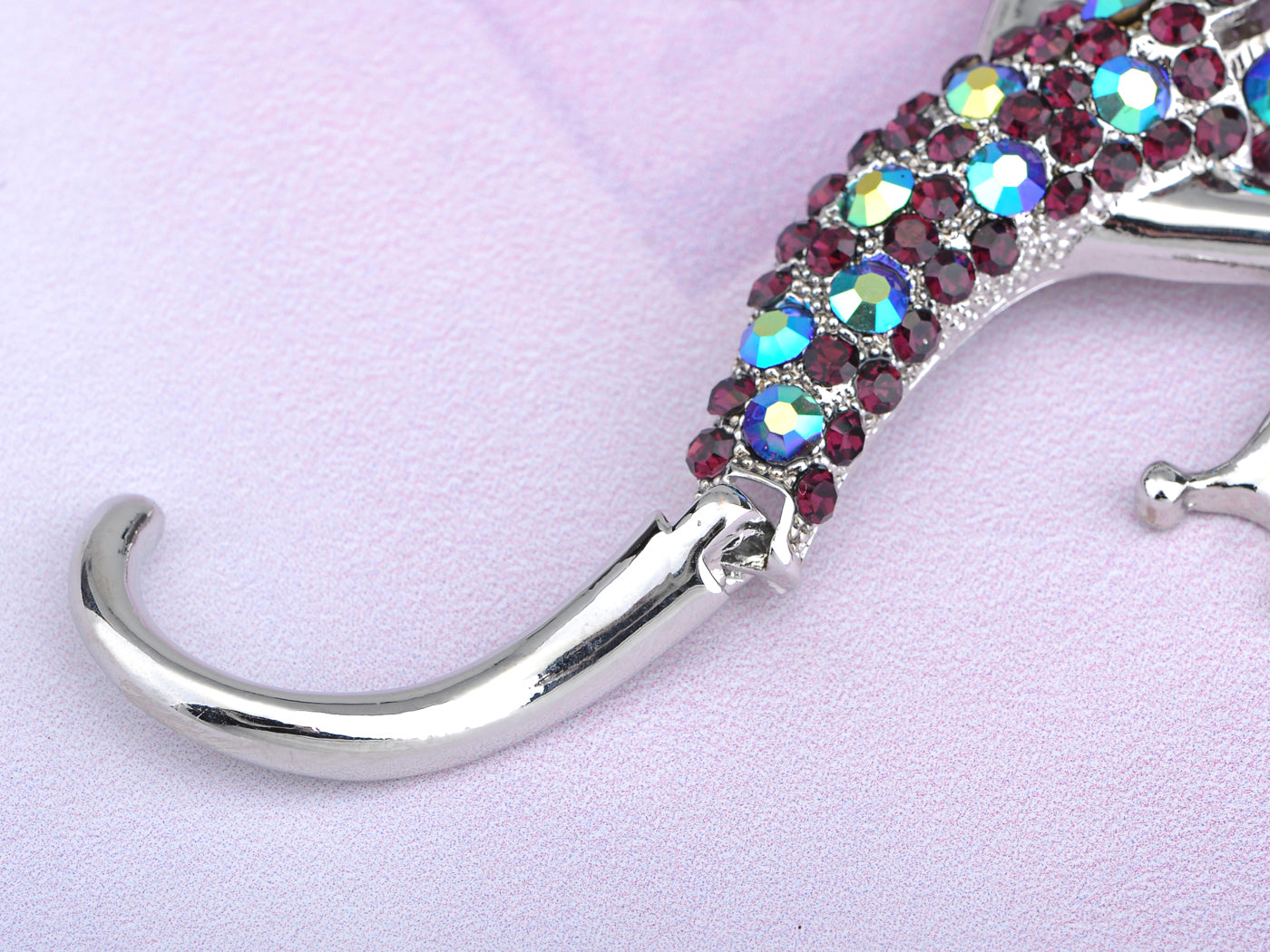 Antique Silver Grey Vintage Gothic Gecko Lizard Long Brooch Pin - ALILANG.COM