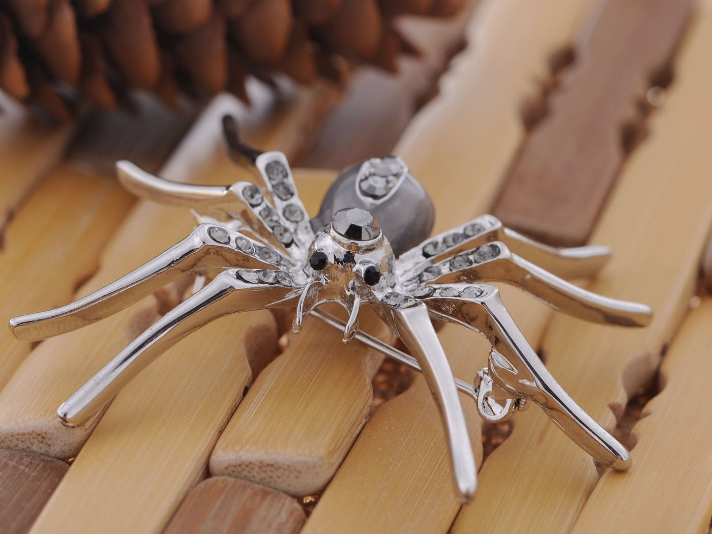 Enamel Spider Jewelry Pin Brooch